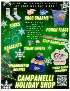 Campanelli Holiday Shop items available 